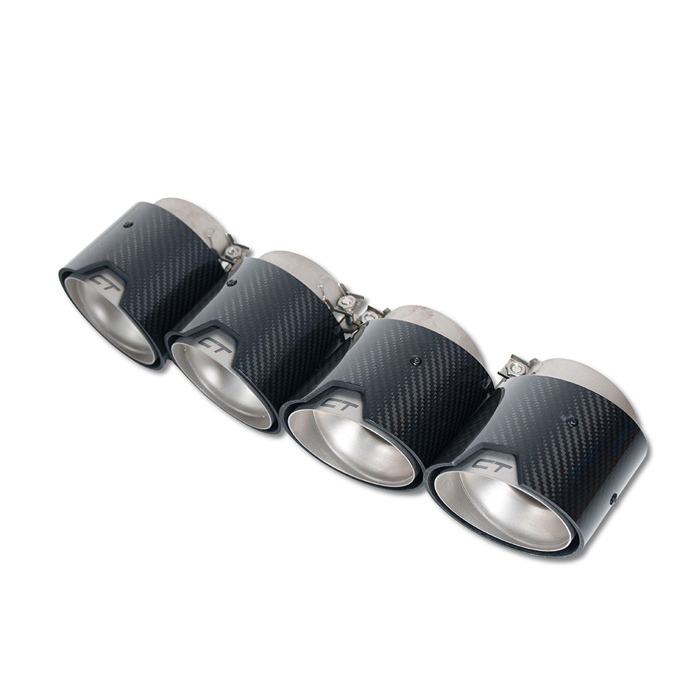 CT CARBON BMW M2, M3, M4 G87/G80/G81/G82/G83 CARBON EXHAUST TIPS - STAINLESS (SET OF 4) | SWISS HOMOLOGATED