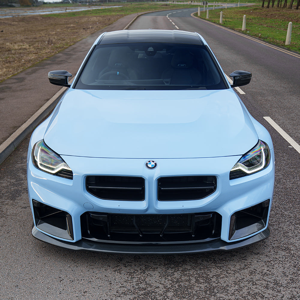 BMW G87 M2 CARBON FIBRE SPLITTER - V5 - CT DESIGN - 2