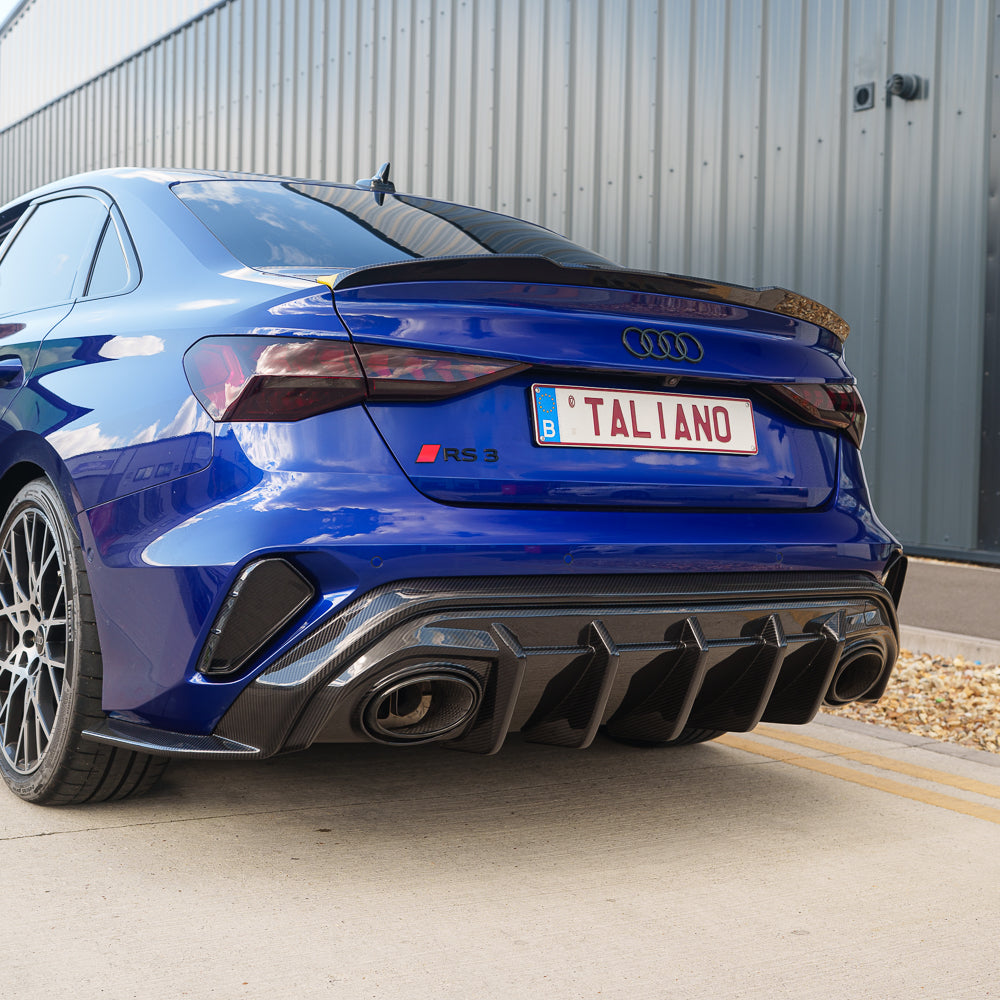 CT CARBON DIFFUSER AUDI RS3 25+ 8Y SALOON - CT DESIGN | SWISS HOMOLOGATED