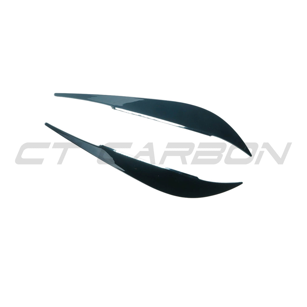 CT CARBON BMW M4 F82 / F83 & F32/F33/F36 4 SERIES GLOSS BLACK HEADLIGHT EYEBROWS/EYELIDS | SWISS HOMOLOGATED