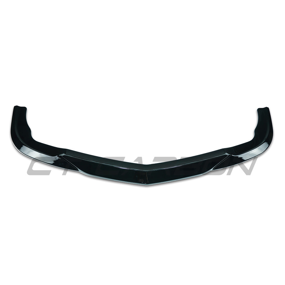 CT CARBON MERCEDES W204 C63 2008-2011 GLOSS BLACK FRONT SPLITTER - V1 | HOMOLOGATION IN PROCESS