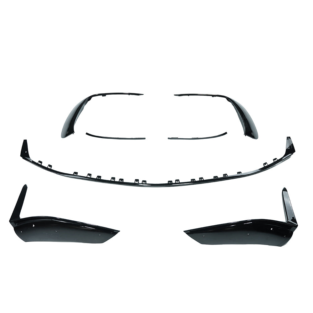 CT CARBON MERCEDES W206 2021+ C43 GLOSS BLACK FRONT SPLITTER - V1 | HOMOLOGATION IN PROCESS