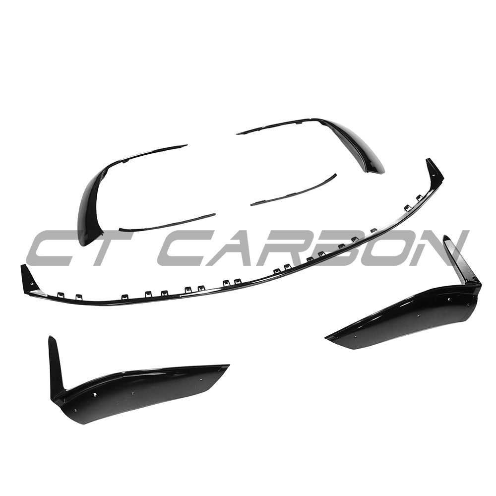 CT CARBON MERCEDES W206 2021+ C43 GLOSS BLACK FRONT SPLITTER - V1 | HOMOLOGATION IN PROCESS
