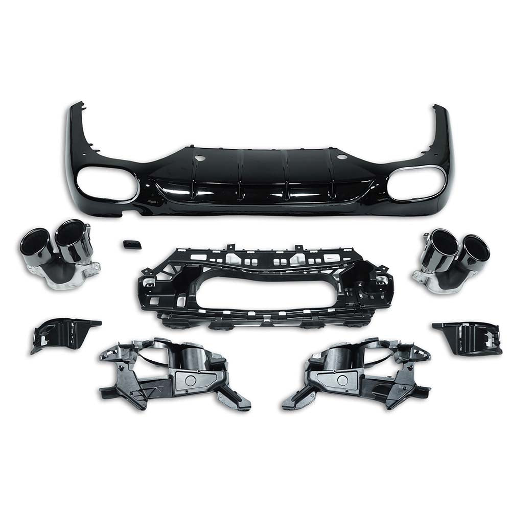 CT CARBON MERCEDES E-CLASS W214 2024+ DIFFUSER WITH TIPS | SWISS HOMOLOGATED