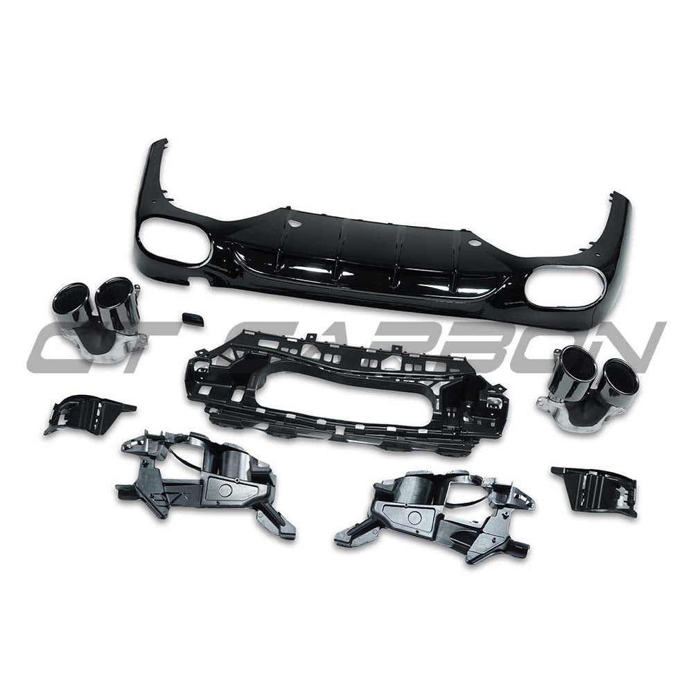CT CARBON MERCEDES E-CLASS W214 2024+ DIFFUSER WITH TIPS | SWISS HOMOLOGATED