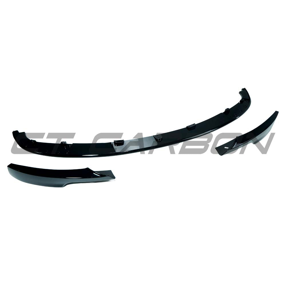 CT CARBON BMW 3 SERIES E90/E91 LCI 2008-2012 GLOSS BLACK SPLITTER - V8 | HOMOLOGATION IN PROCESS