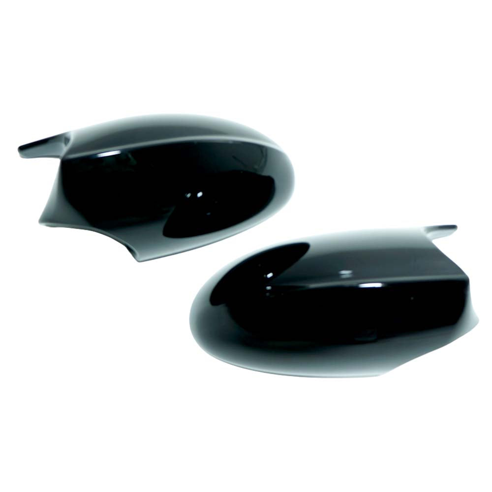 CT CARBON BMW 1 & 3 SERIES E82/E83/E87/E88/E90/E91/E92/E93 2011-2013 LCI GLOSS BLACK MIRROR CAP REPLACEMENTS | SWISS HOMOLOGATED