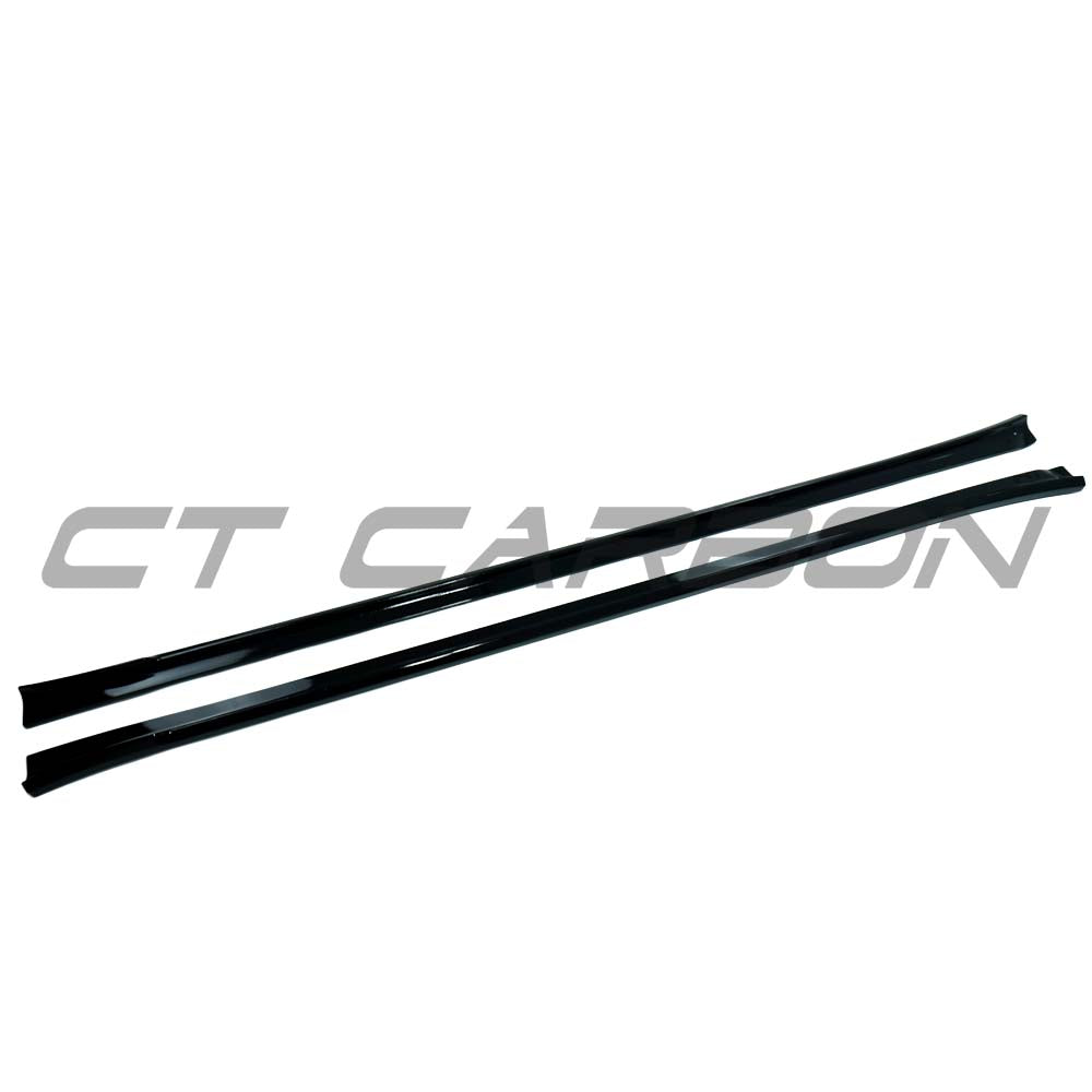CT CARBON BMW G01/G02/G08/F97/F98 X3/X4 X3M/X4M 2018-2022 GLOSS BLACK SIDE SKIRTS | SWISS HOMOLOGATED
