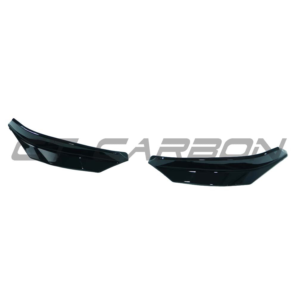 CT CARBON VW GOLF MK8 GTI/GTI CLUBSPORT/GTD/R/R-LINE 2020+ GLOSS BLACK CANARDS | HOMOLOGATION IN PROCESS