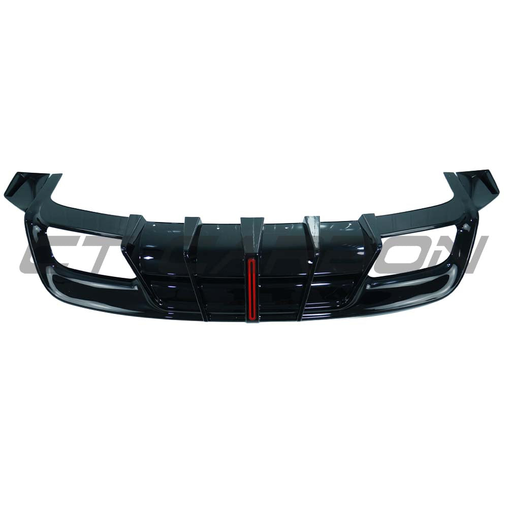 CT CARBON RANGE ROVER SPORT L461 2023+ GLOSS BLACK DIFFUSER WITH LED | SWISS HOMOLOGATED