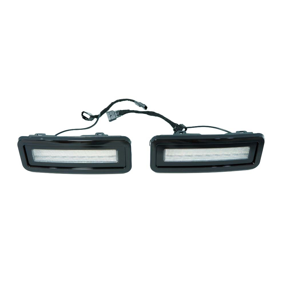 CT CARBON LAND ROVER DEFENDER L663 90/110/130 GLOSS BLACK REAR REVERSE LIGHTS | NO HOMOLOGATION
