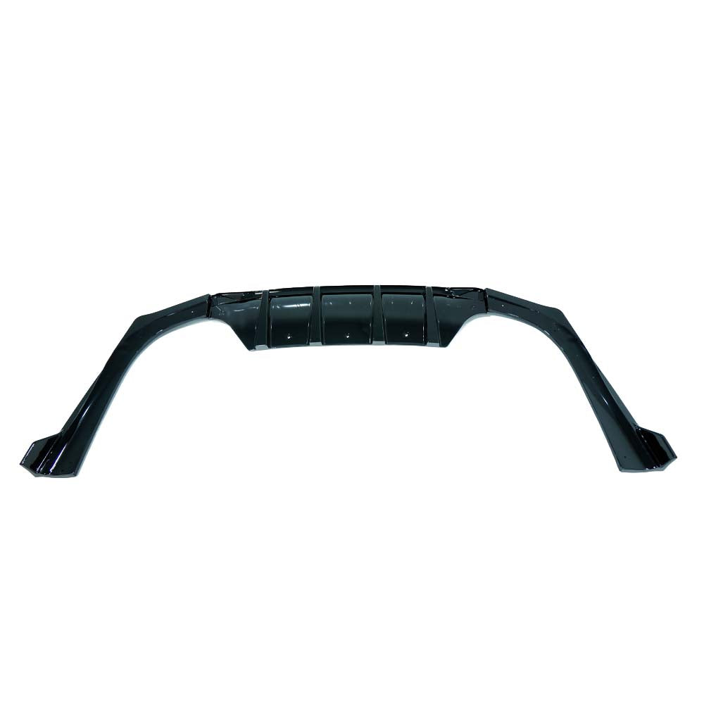 CT CARBON MERCEDES C-CLASS W206 2021+ GLOSS BLACK DIFFUSER WITH CORNERS | SWISS HOMOLOGATED