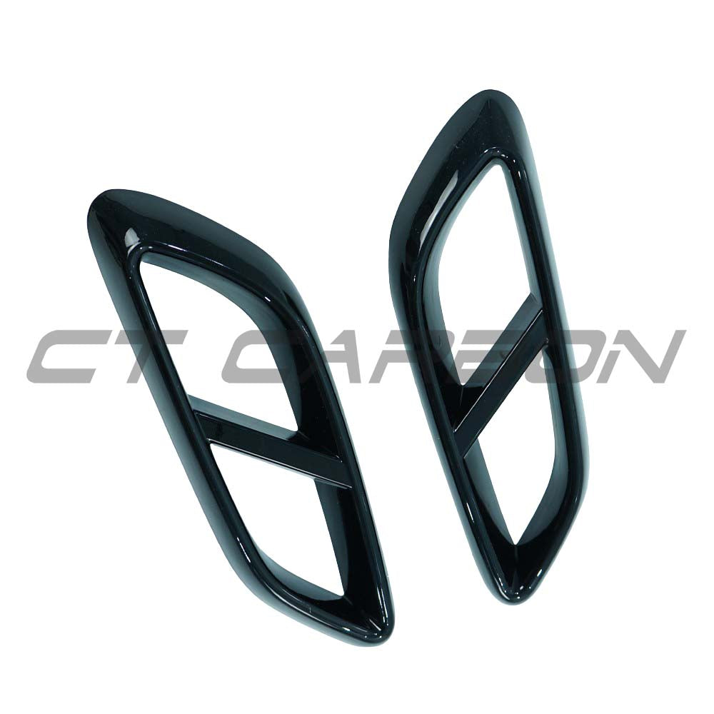 CT CARBON MERCEDES CLE-CLASS 2023+ GLOSS BLACK EXHAUST TRIM | SWISS HOMOLOGATED