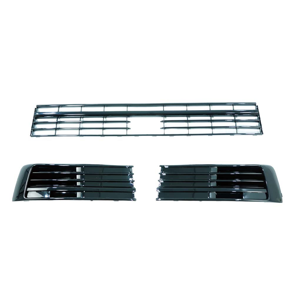 CT CARBON VOLKSWAGEN TRANSPORTER T6 2015-2019 GLOSS BLACK GRILLES WITH ACC | HOMOLOGATION IN PROCESS