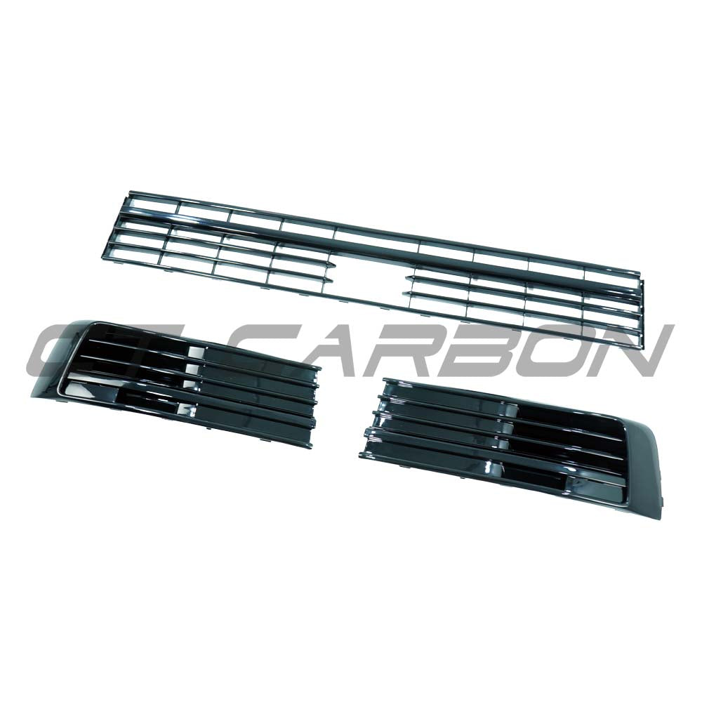 CT CARBON VOLKSWAGEN TRANSPORTER T6 2015-2019 GLOSS BLACK GRILLES WITH ACC | HOMOLOGATION IN PROCESS