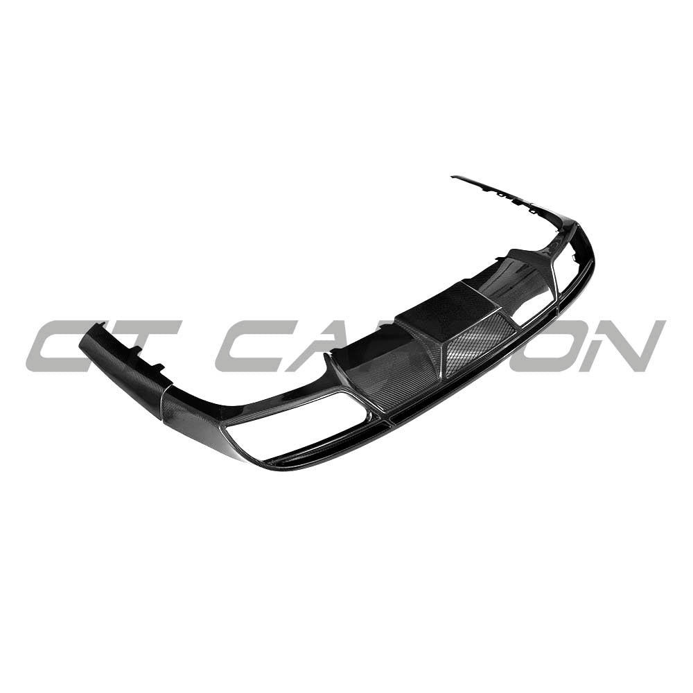 CT CARBON MERCEDES E-CLASS COUPE 2016-2018 CARBON FIBRE DIFFUSER | SWISS HOMOLOGATED