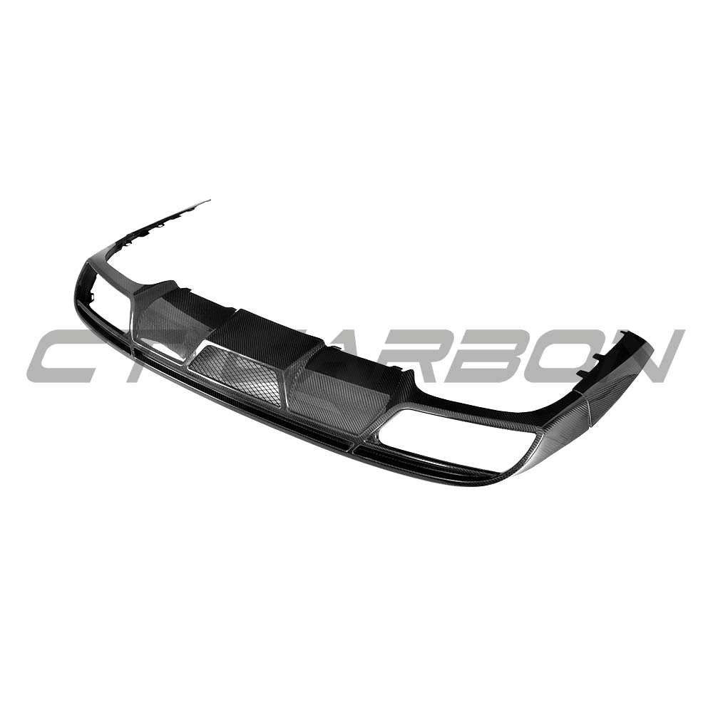 CT CARBON MERCEDES E-CLASS COUPE 2016-2018 CARBON FIBRE DIFFUSER | SWISS HOMOLOGATED