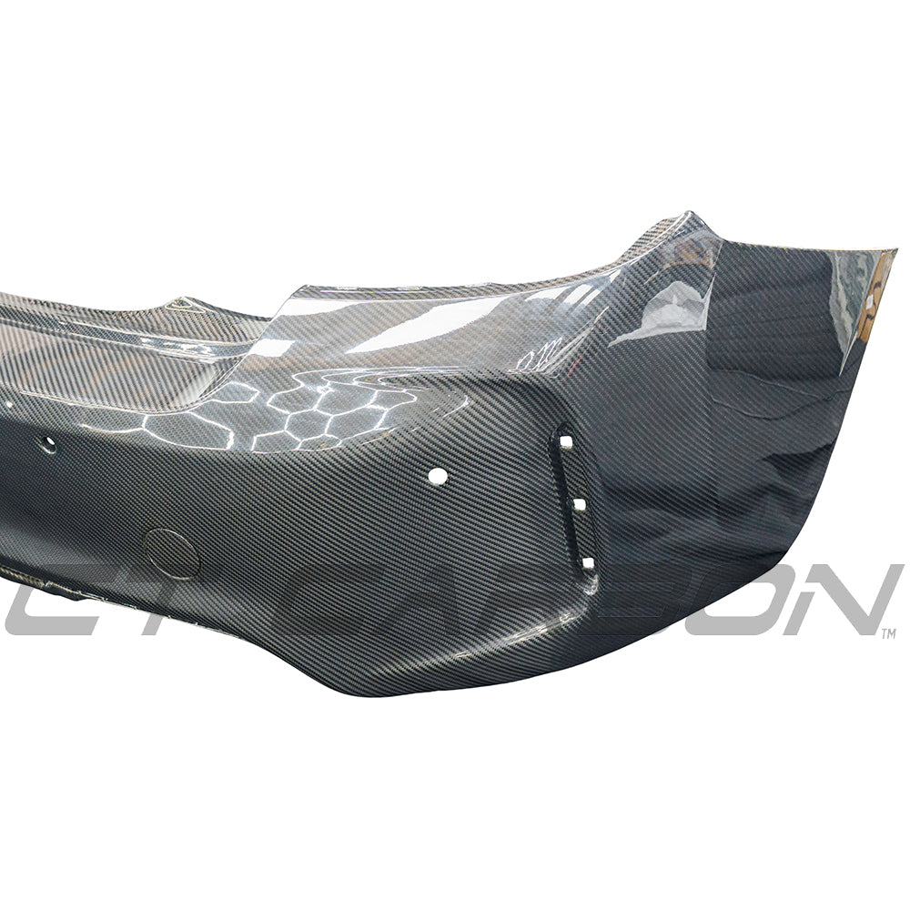 CT CARBON BMW F87 M2/M2C CARBON PRE-PREG FIBRE REAR BUMPER | SWISS HOMOLOGATED