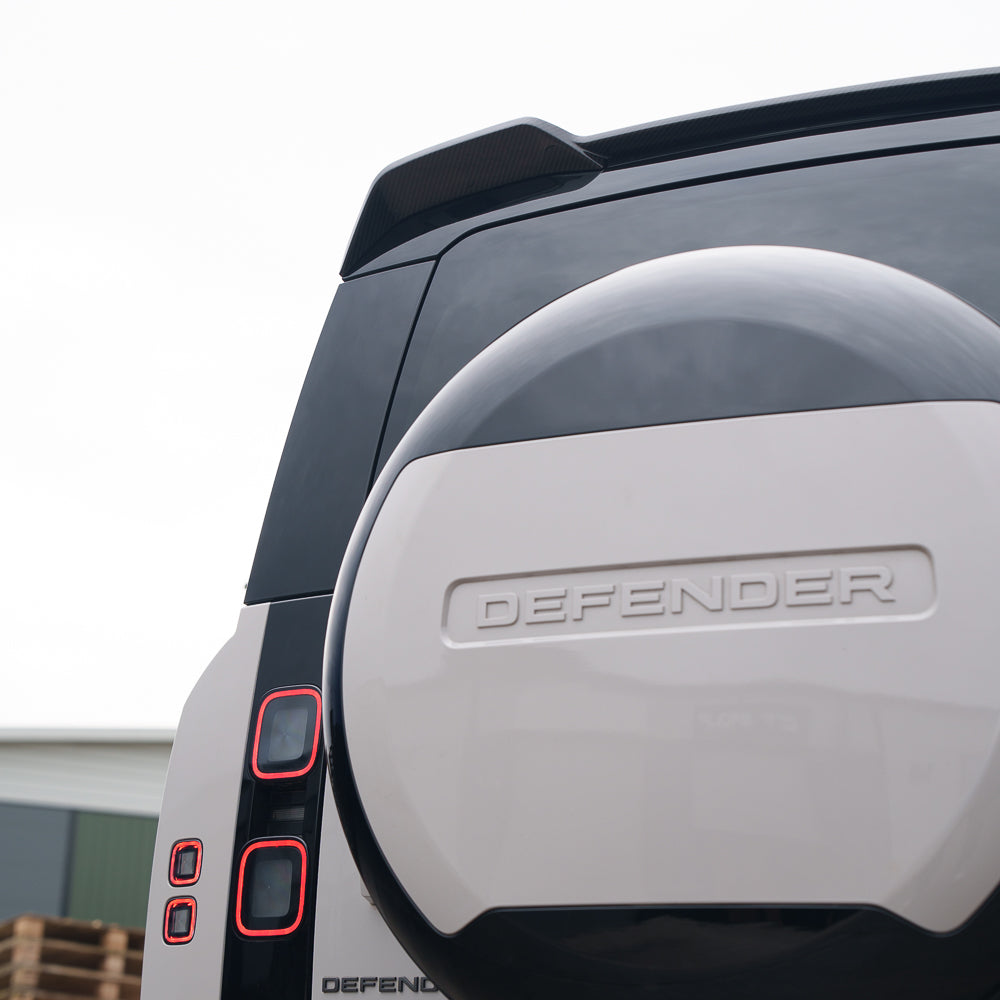 CT CARBON LAND ROVER DEFENDER L663 90/110/130 CARBON FIBRE SPOILER - CT DESIGN | SWISS HOMOLOGATED
