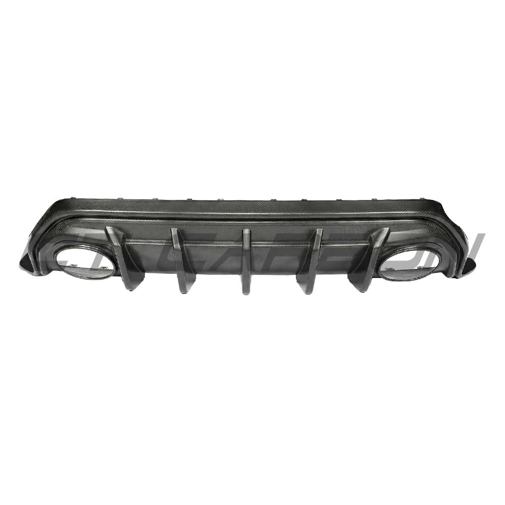 CT CARBON AUDI RS3 8Y 2025+ SALOON MATTE CARBON FIBRE DIFFUSER - V1 - CT DESIGN | SWISS HOMOLOGATED