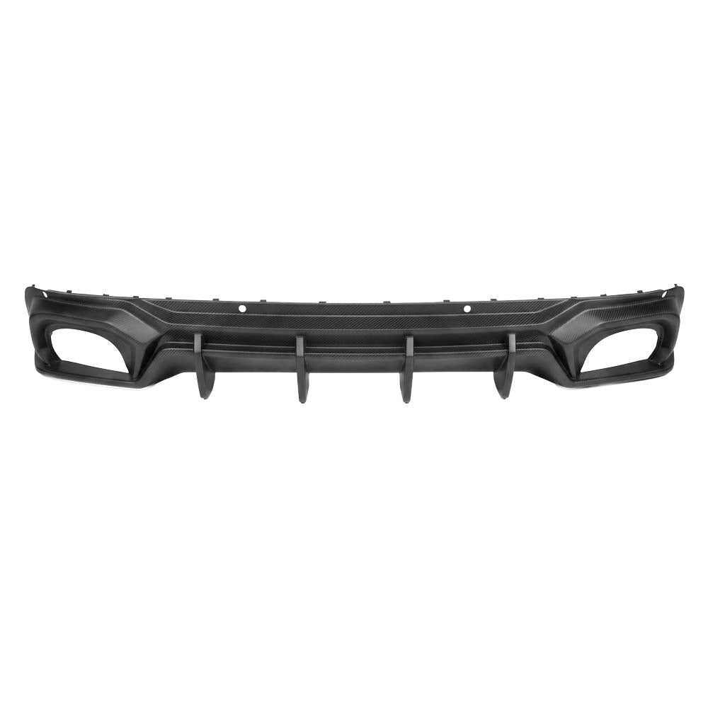 CT CARBON AUDI RSQ8 2025+ FACELIFT MATTE CARBON FIBRE DIFFUSER - CT DESIGN | SWISS HOMOLOGATED
