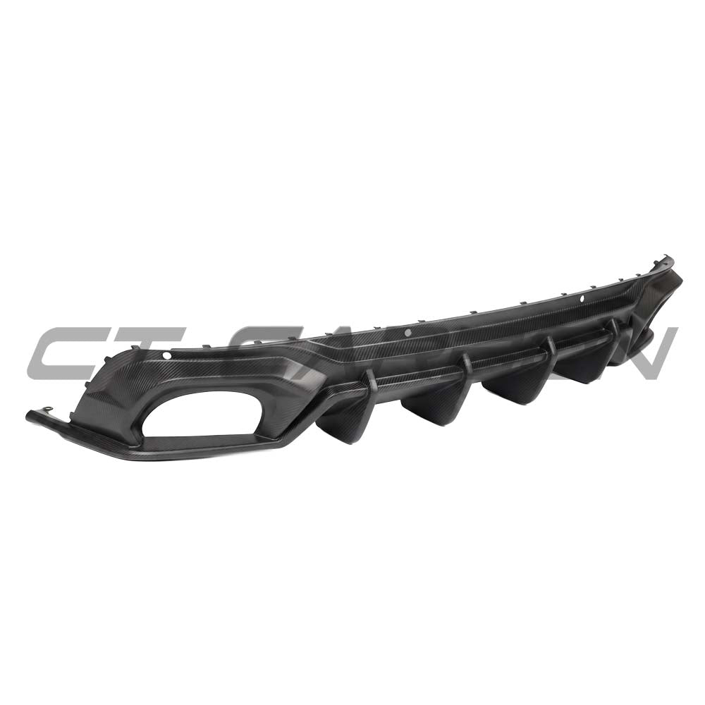 CT CARBON AUDI RSQ8 2025+ FACELIFT MATTE CARBON FIBRE DIFFUSER - CT DESIGN | SWISS HOMOLOGATED