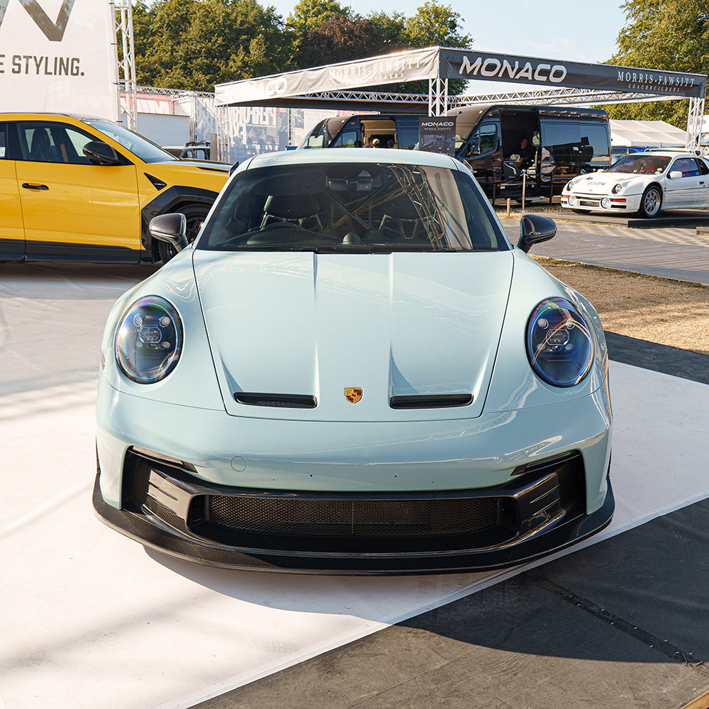 CT CARBON PORSCHE 911 992.1 GT3 & GT3 TOURING 2022-2024 CARBON FIBRE SPLITTER - CT DESIGN | HOMOLOGATION IN PROCESS