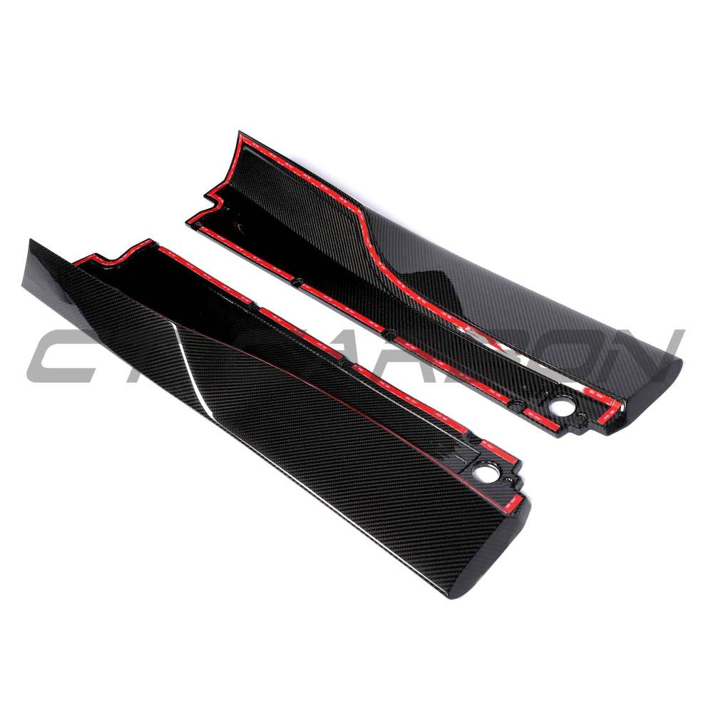 CT CARBON MCLAREN 750S 2023+ CARBON FIBRE SIDE SKIRTS - CT DESIGN | SWISS HOMOLOGATED