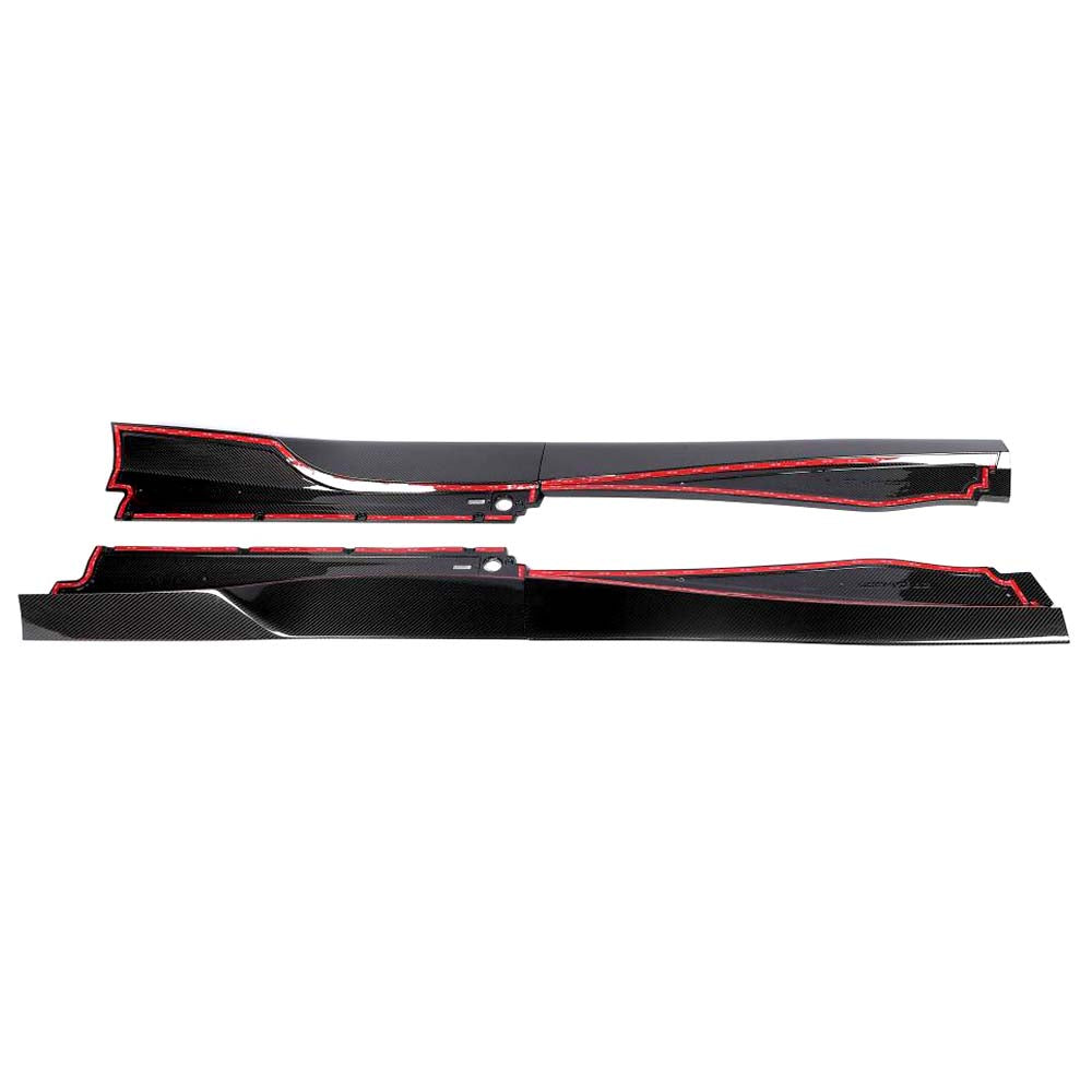 CT CARBON MCLAREN 750S 2023+ CARBON FIBRE SIDE SKIRTS - CT DESIGN | SWISS HOMOLOGATED