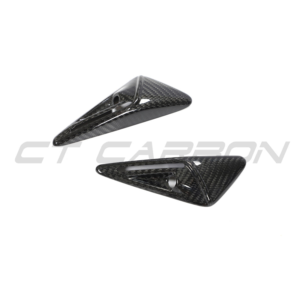 CT CARBON TESLA MODEL 3 2017-2023 CARBON FIBRE SIDE CAMERA COVER | SWISS HOMOLOGATED