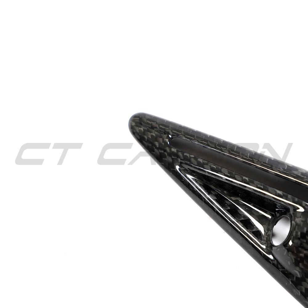 CT CARBON TESLA MODEL 3 2017-2023 CARBON FIBRE SIDE CAMERA COVER | SWISS HOMOLOGATED