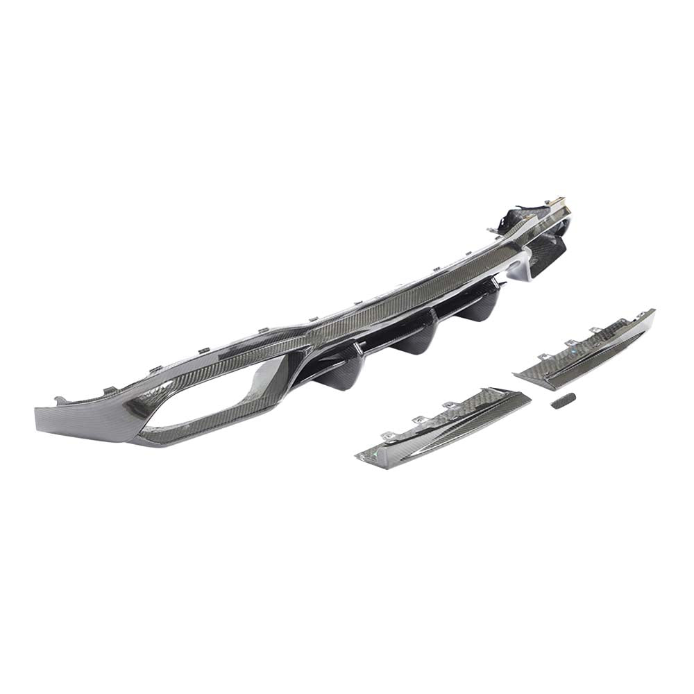 CT CARBON MERCEDES E63 W213 2018-2020 PRE-FACELIFT CARBON FIBRE DIFFUSER - CT DESIGN | SWISS HOMOLOGATED