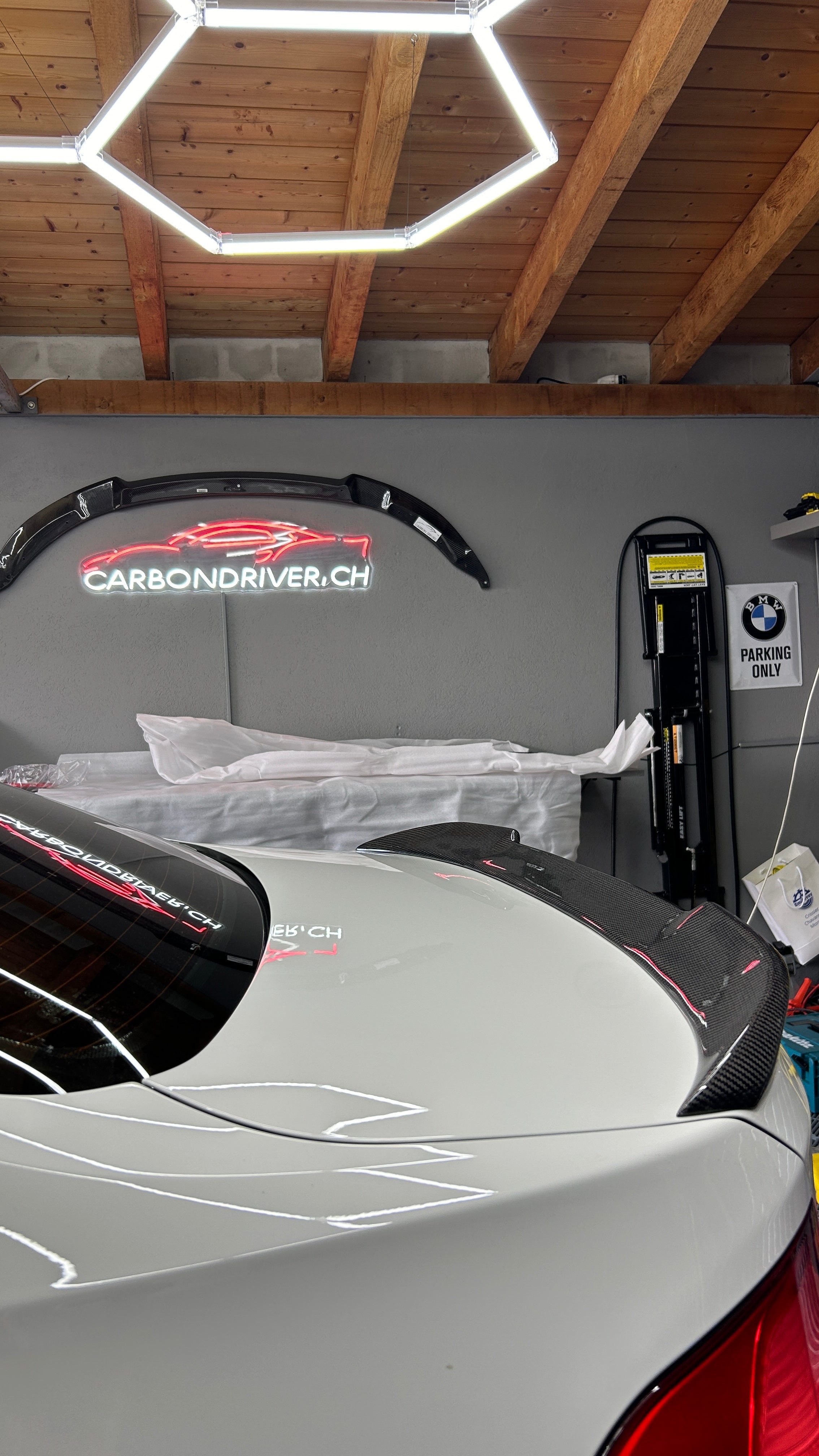 CT CARBON SPOILER BMW F30/F80 - CS STYLE | SWISS HOMOLOGATED