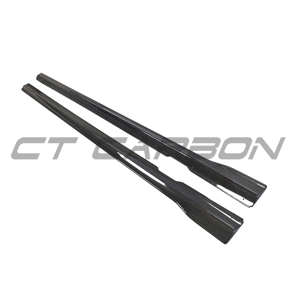 CT CARBON MERCEDES E-CLASS W213/S213 AMG (E43/E53/E63) 2016-2023 CARBON FIBRE SIDE SKIRTS | SWISS HOMOLOGATED