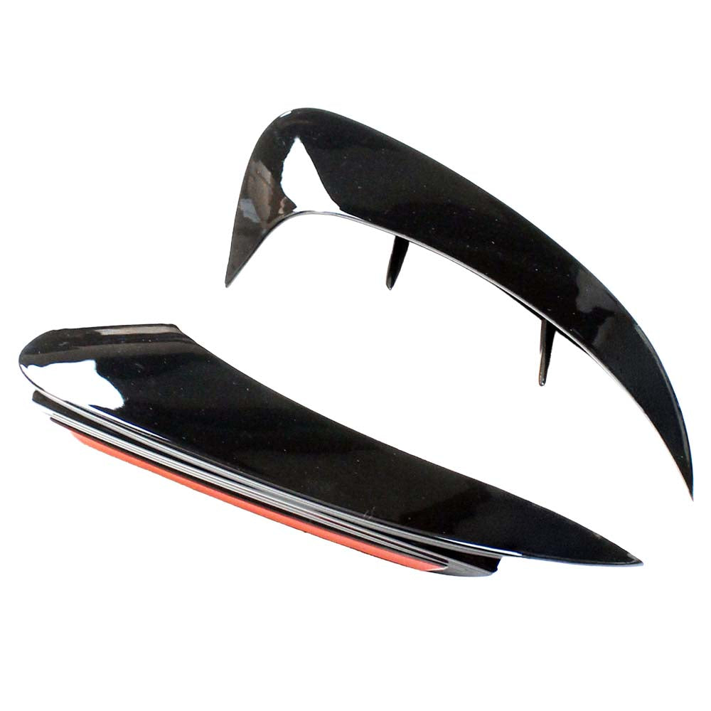 CT CARBON MERCEDES A-CLASS A35 W177 2018+ GLOSS BLACK REAR BUMPER CORNERS | SWISS HOMOLOGATED