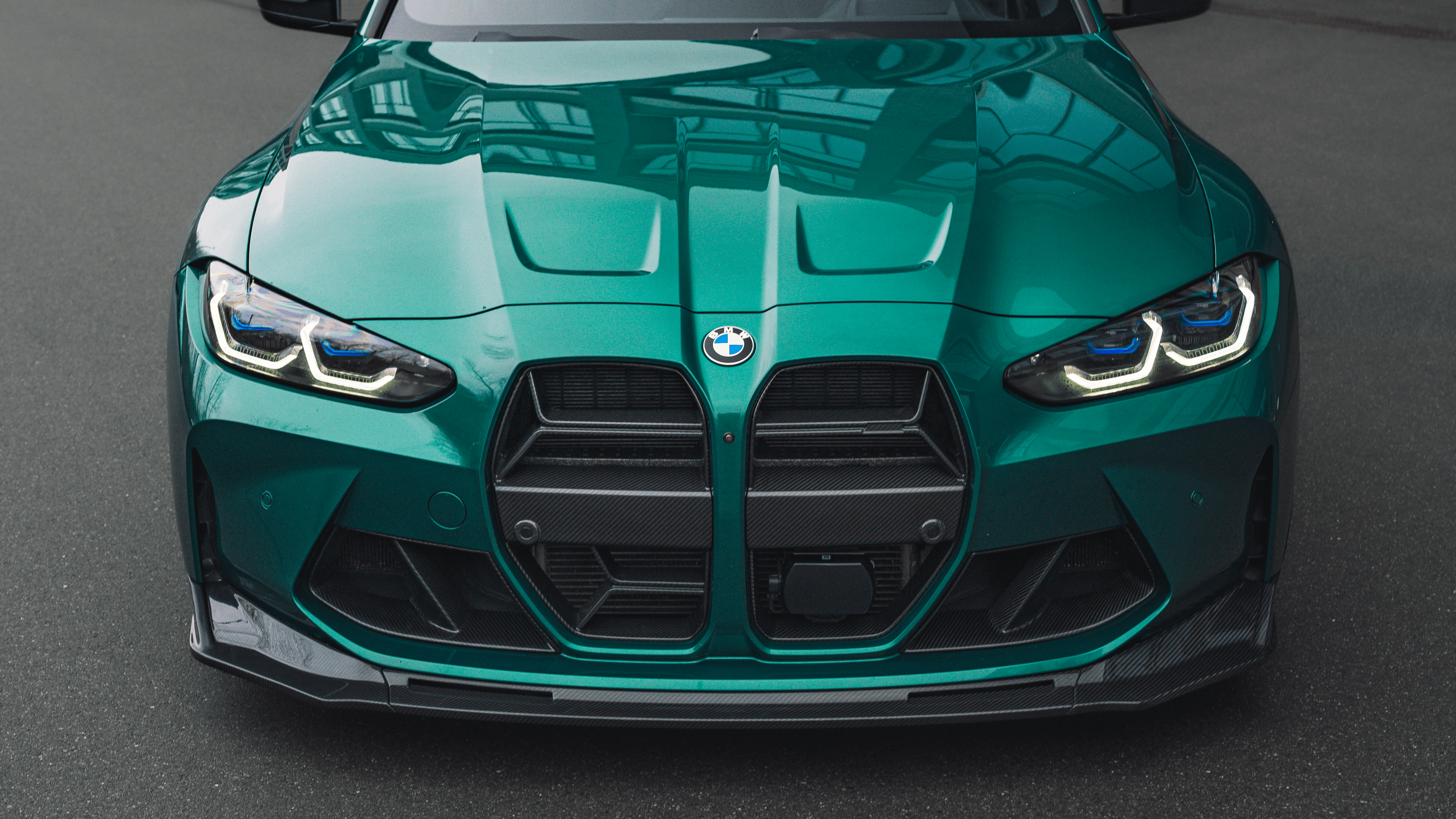 CT CARBON GRILLE WITH ACC BMW M3/M4 G8X - CSL STYLE | SWISS HOMOLOGATED