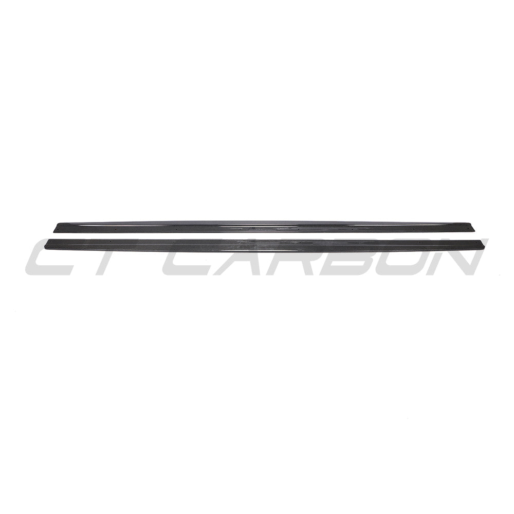 CT CARBON AUDI RS6 C7/C7.5 2013-2018 CARBON FIBRE SIDE SKIRTS | SWISS HOMOLOGATED