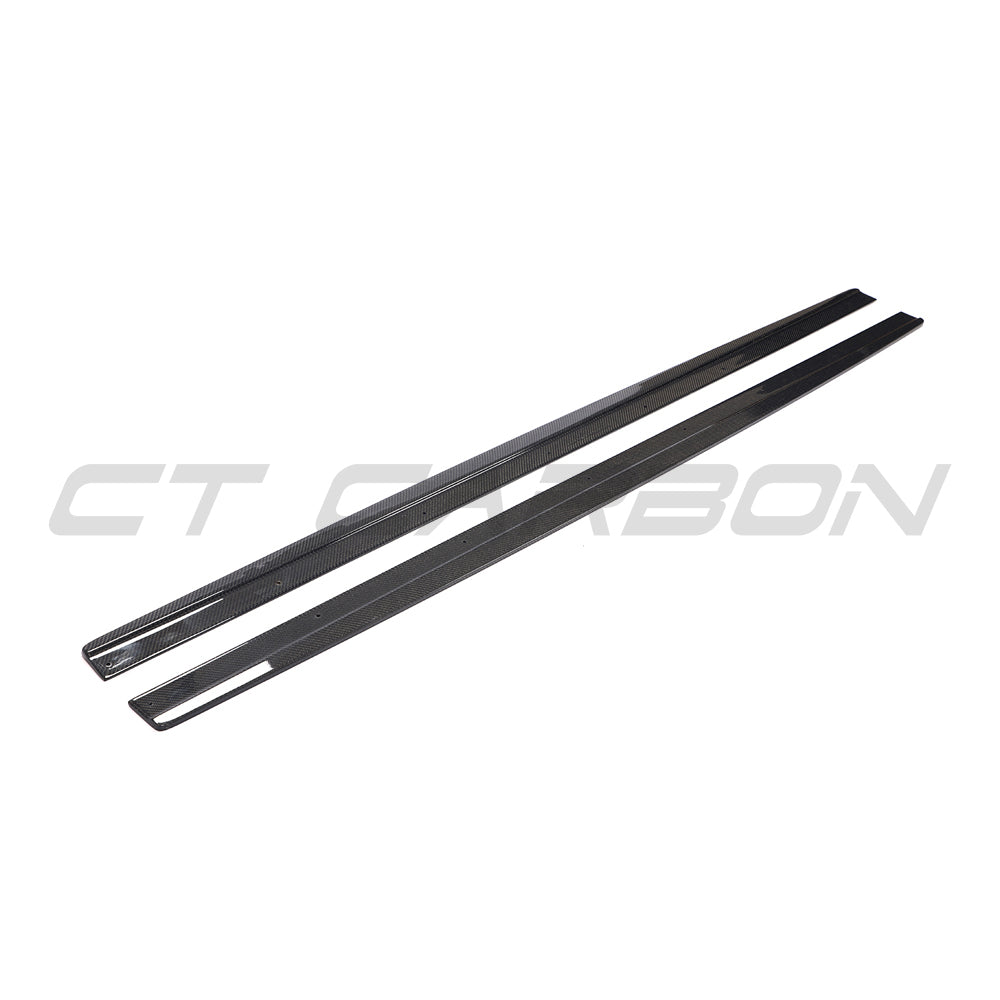 CT CARBON AUDI RS6 C7/C7.5 2013-2018 CARBON FIBRE SIDE SKIRTS | SWISS HOMOLOGATED