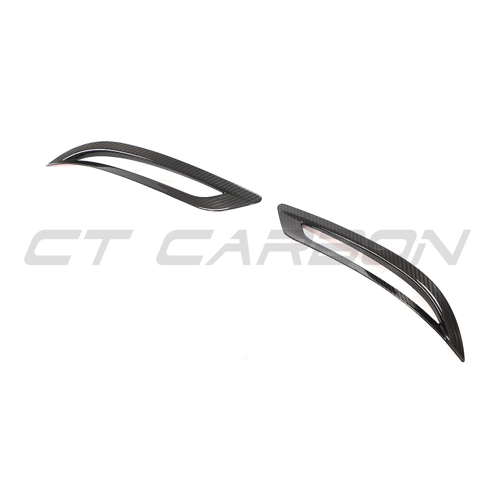 CT CARBON TESLA MODEL 3 2017-2023 CARBON FIBRE REAR REFLECTOR COVER | NO HOMOLOGATION
