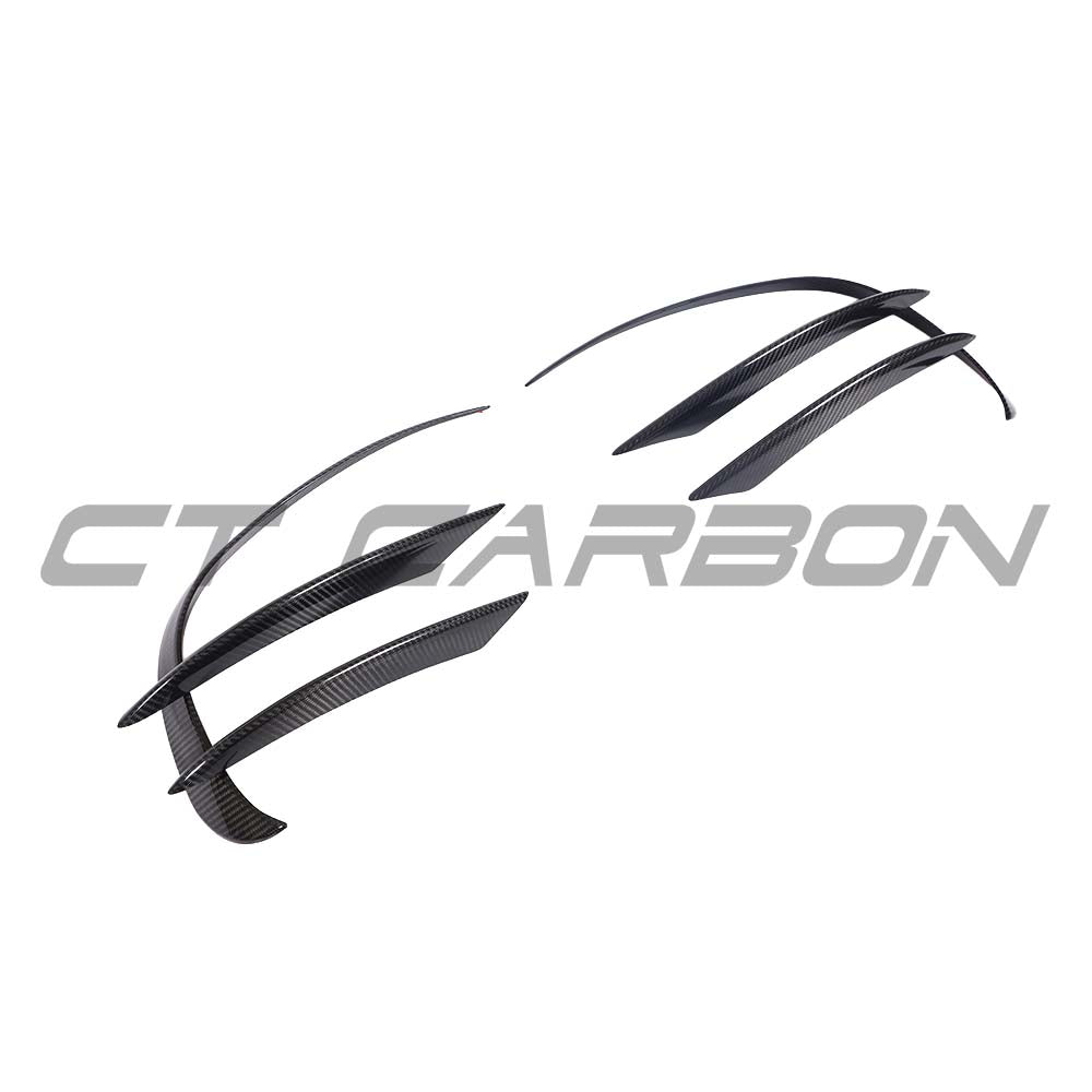 CT CARBON MERCEDES C-CLASS C205/W205/A205 2019-2020 CARBON FIBRE CANARDS | HOMOLOGATION IN PROCESS