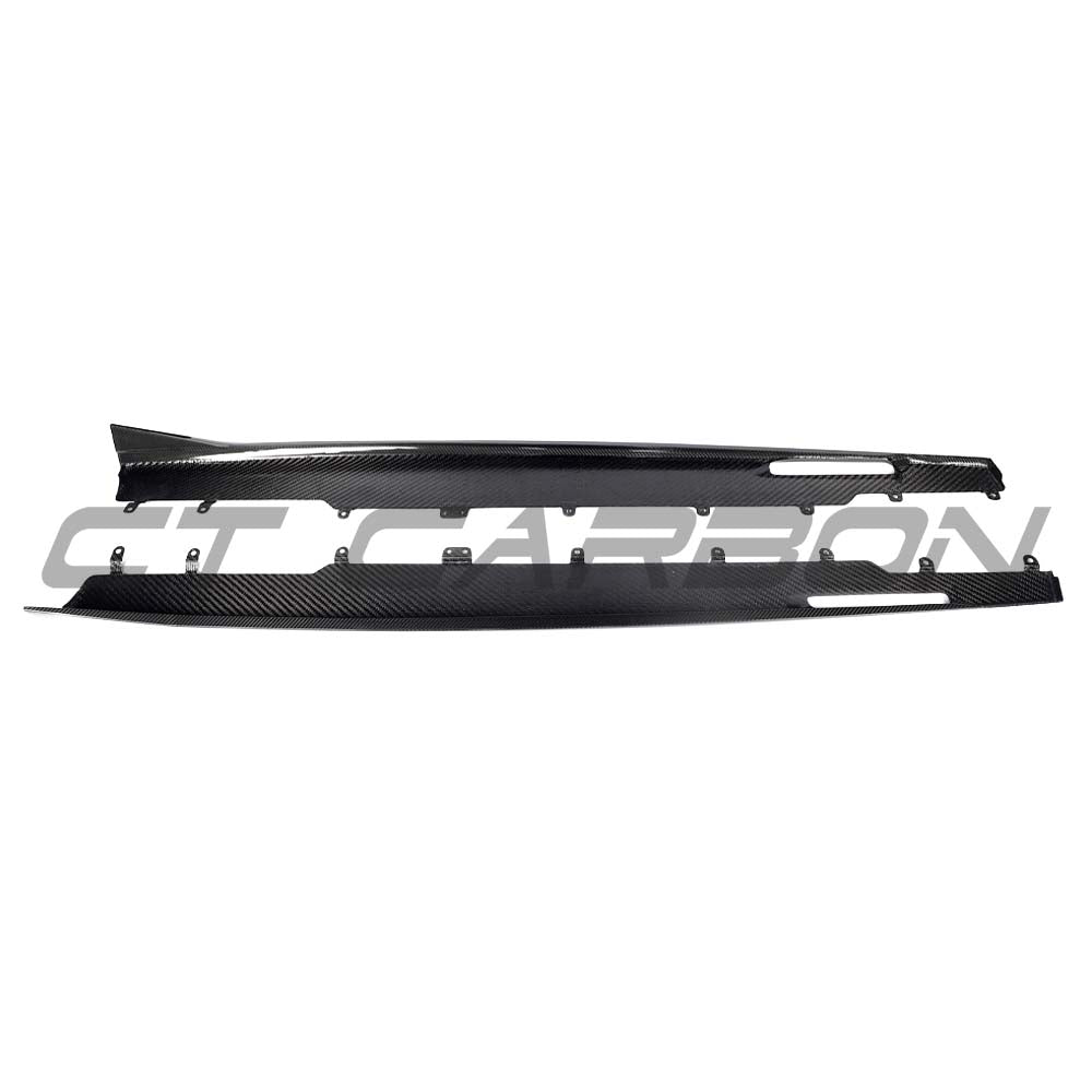 CT CARBON BMW X5/X5M & X6/X6M 2020+ CARBON FIBRE SIDE SKIRTS | SWISS HOMOLOGATED