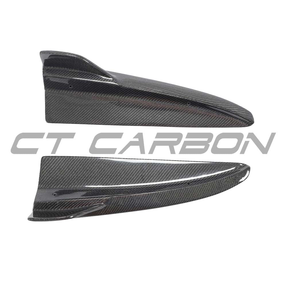 CT CARBON MERCEDES W205 C-CLASS & C63 2015-2018 CARBON FIBRE SPLITTER CORNERS | HOMOLOGATION IN PROCESS