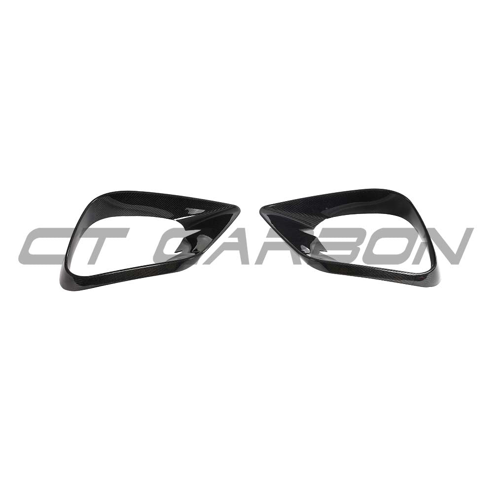 CT CARBON MERCEDES E-CLASS 2017-2020 CARBON FIBRE FRONT BUMPER TRIMS | HOMOLOGATION IN PROCESS