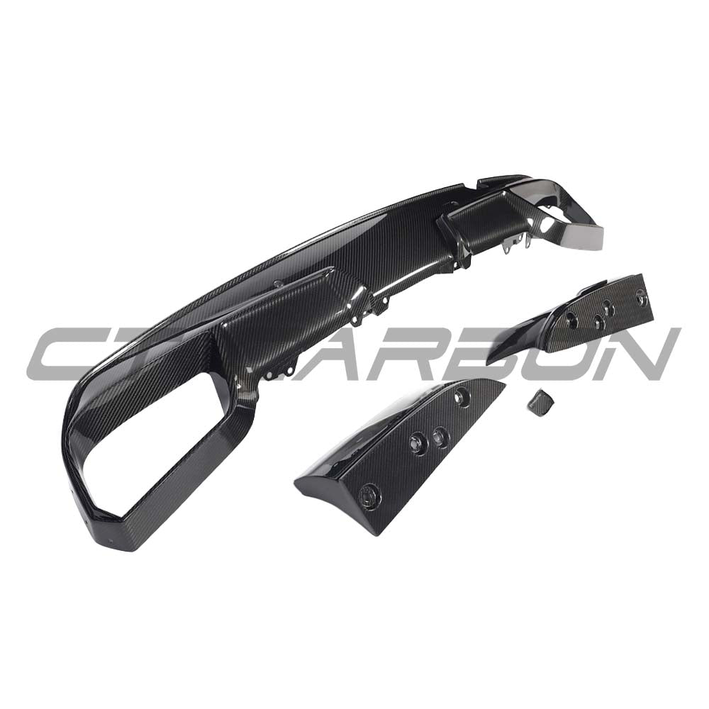 CT CARBON BMW F96 X6M 2020-2023 CARBON FIBRE DIFFUSER - V2 | SWISS HOMOLOGATED