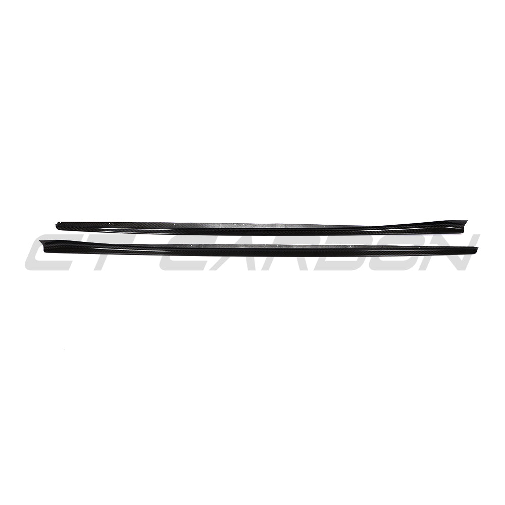 CT CARBON BMW 8 SERIES & M8 G16/F93 2019-2025 CARBON FIBRE SIDE SKIRTS - V2 | SWISS HOMOLOGATED