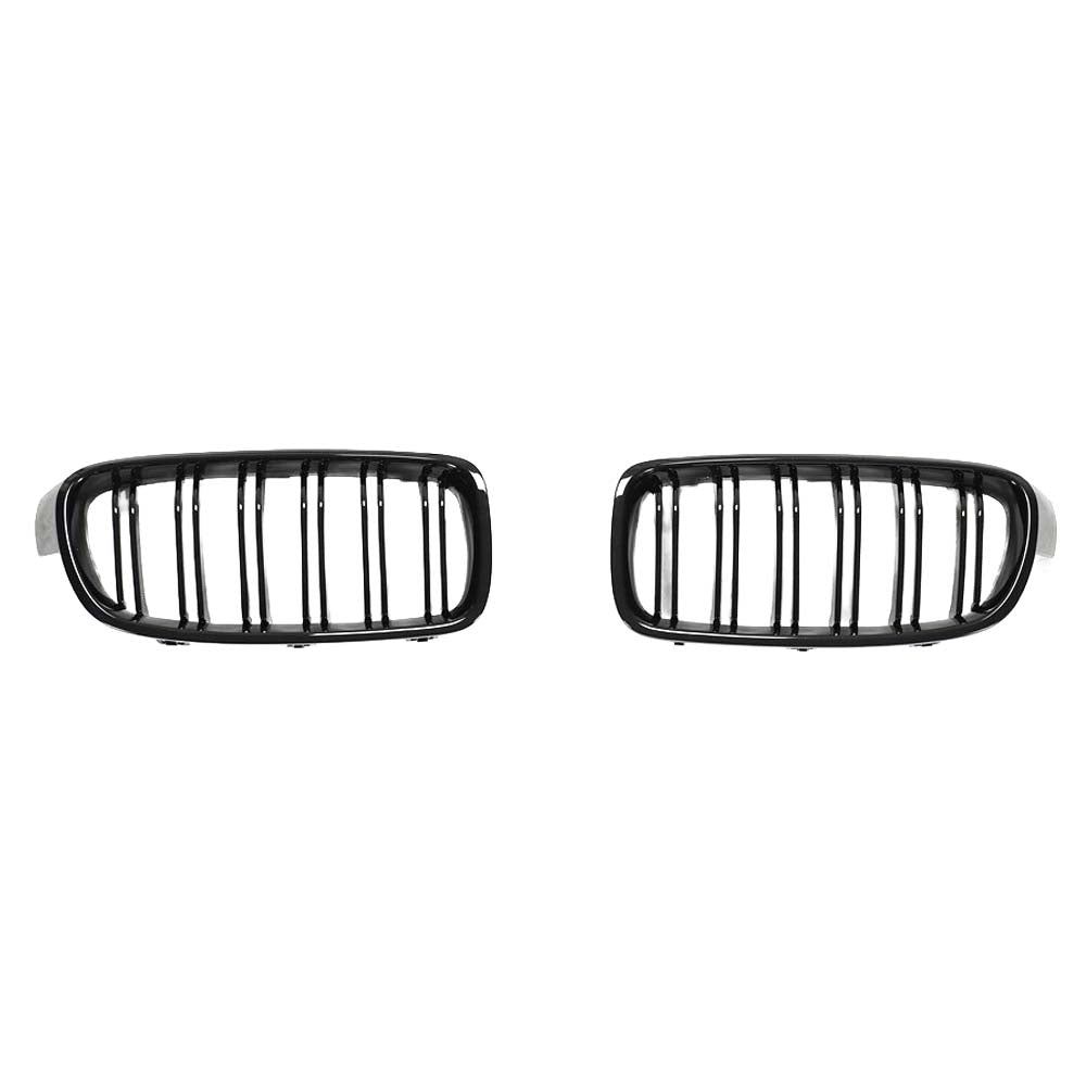 CT CARBON BMW F30/F31 3 SERIES BLACK DOUBLE SLAT GRILLES | HOMOLOGATION IN PROCESS