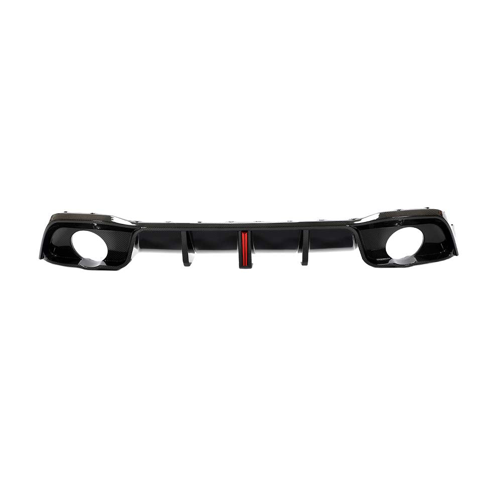 CT CARBON VOLKSWAGEN GOLF MK8/8.5 GTI/GTD 2021+ CARBON FIBRE DIFFUSER WITH LED | SWISS HOMOLOGATED