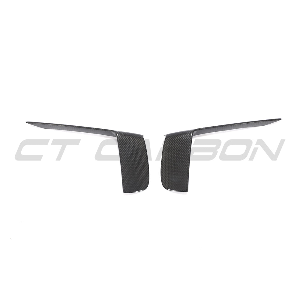 CT CARBON PORSCHE 911 991.2 GT3RS 2018-2020 CARBON FIBRE FRONT BUMPER TRIM COVERS | HOMOLOGATION IN PROCESS
