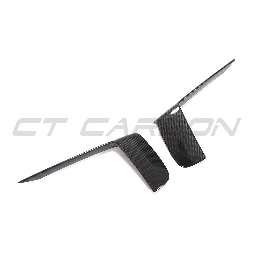 CT CARBON PORSCHE 911 991.2 GT3RS 2018-2020 CARBON FIBRE FRONT BUMPER TRIM COVERS | HOMOLOGATION IN PROCESS
