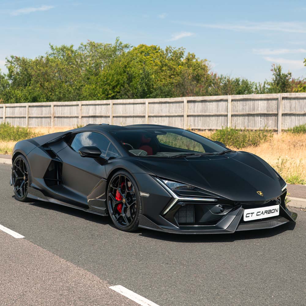 CT CARBON LAMBORGHINI REVUELTO CARBON FIBRE SIDE SKIRTS - CT DESIGN | SWISS HOMOLOGATED